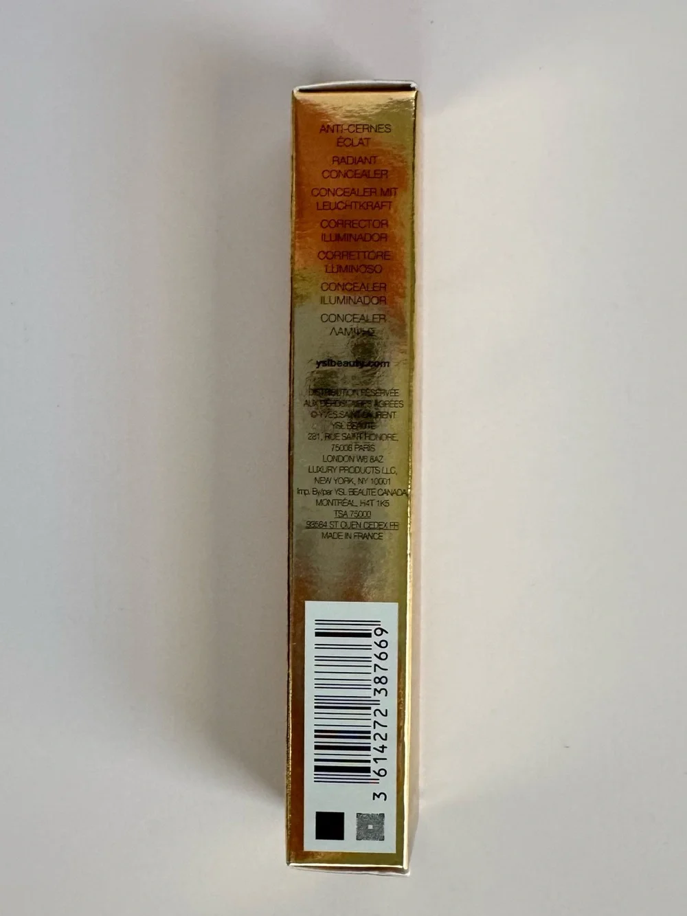 YSL Touche Éclat High Cover Radiant Concealer Shade 2.5 New in Box